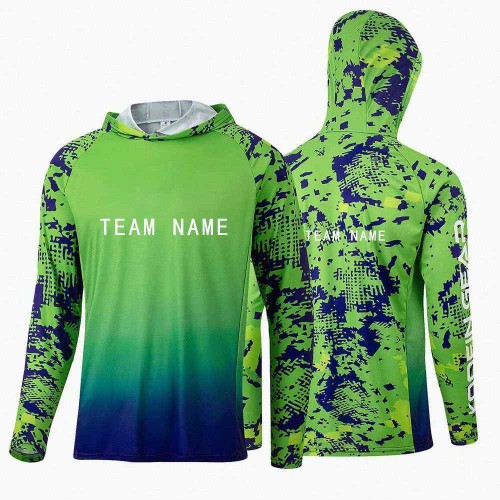 Cuichang Wholesale Summer Fast Dry Uv Protection Wear Custom Compression Bike Sport Fish Clothing Men&#39;s Fishing Shirt
