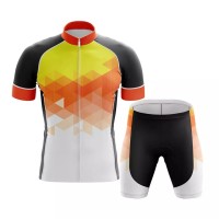 Custom Bicycle Shirt Men Breathable Quick Dry Ciclismo Clothes Gear Cycling Jersey Sets Cycling Uniforms