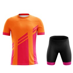 Oem Lightweight Men's Cycling Jersey Suit Sublimation Printing Cycling Uniform Cycling Sets Clothing