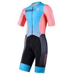 New Style Anti-slip Padded Cycling Clothes Seamless Short Sleeve Mtb Road Bike Spandex Suit