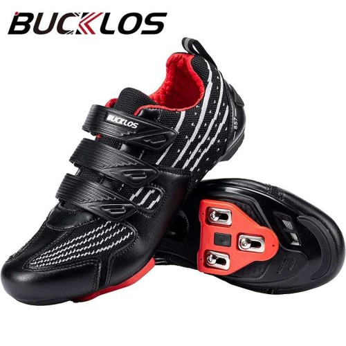 Oem/odm Bucklos Road Self-lock Cycling Shoes Spd Spd-sl Bicycle Lock Shoes Breathable Lightweight Bike Sneakers Accessories