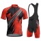 Cycling Zipper Cycling Bike Uniform Clothing Quick Drying Bicycle Clothes Men&#39;s Short Uniform