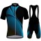 Cycling Zipper Cycling Bike Uniform Clothing Quick Drying Bicycle Clothes Men&#39;s Short Uniform