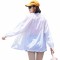 Woman Upf50+ Anti Uv Coat Breathable Sun Protection Sport Clothing Loose Plus Size Long Sleeve Jackets For Cycling Hiking