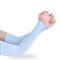 Bsci Plain Color Cycling Arm Wear Silk Fabric Over Sleeve Breathable Custom Logo Arm Sleeve