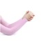 Bsci Plain Color Cycling Arm Wear Silk Fabric Over Sleeve Breathable Custom Logo Arm Sleeve