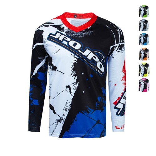 Men's Long Sleeve Downhill Jersey Mtb Motorcycle Shirts Outdoor Clothing Motocross Gear Dh Cycling Clothes Bicycle Tops