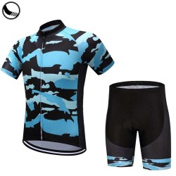 2021 Shorts Sleeve Bike Jersey Bicycle Uniform Kids Jersey Shorts Cycling Pants Mtb Cycling Jersey Set
