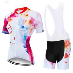 Women&#39;s Cycling Jerseys Summer Short Sleeve Bike Wear Ropa Ciclismo Bicycle Clothing Sublimation Print Sports Shirts Oem