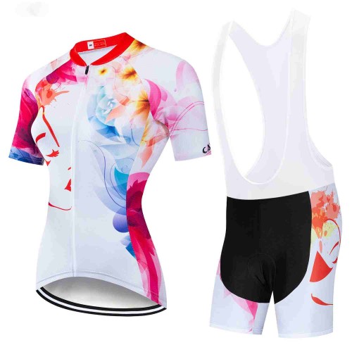 Women&#39;s Cycling Jerseys Summer Short Sleeve Bike Wear Ropa Ciclismo Bicycle Clothing Sublimation Print Sports Shirts Oem