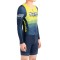 Dblue High Quality Competitive Price Adults Sublimation Full Zipper Long Sleeve Cycling One Piece Jumpsuit Triathlon Skin Suit