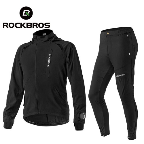 Rockbros Cycling Clothing Suits Men And Women Long Sleeves Trousers Outdoor Sports Bike Coat Thin Spring And Summer