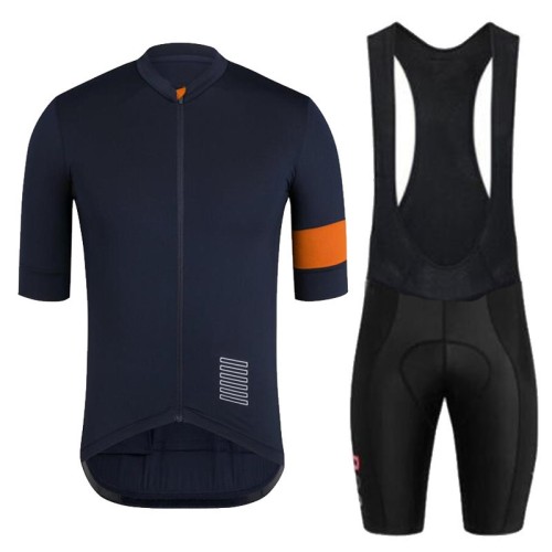 Wholesale Custom Sublimation Fashion Oem Custom Thermal Cycle Jersey Clothing Set Black Color