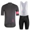 Wholesale Custom Sublimation Fashion Oem Custom Thermal Cycle Jersey Clothing Set Black Color