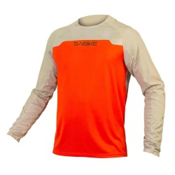 Custom Blank Mountain Bicycle Clothes Red Mtb Downhill Bike Shirt Manufacturer Mtb Jersey Full Sleeve Bike Jersey For Male