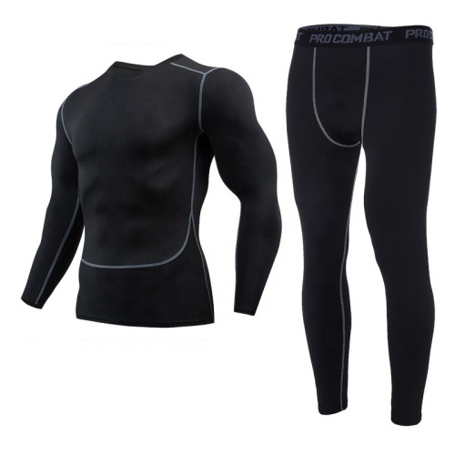 Seamless Tight Tactical Thermal Underwear Men Outdoor Sports Function Breathable Training Cycling Thermo Underwear Long Johns
