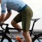 Wholesale Oem Yellow Black Cushion Padded Cycling Bib Tight Capri Pant Bike Ridding Bicycle Clothing Bib Pant Thermal Spandex
