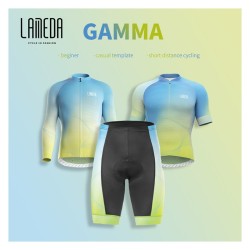 Lameda Customize Cycling Kit Cyclist Bib Shorts Suit Bike Jersey Top Abbigliamento Ciclismo Pro Team Custom Cycling Jerseys Sets