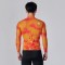 2025 New Spring Elite Orange Long Sleeve Cycling Jersey Aerodynamic Roupa De Ciclismo Cycling Clothing Set