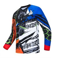 Wholesale Hombre Spring Autumn Biking Offroad Jersey Long Sleeve High Quality Ciclismo Men Sport Mtb Jersey