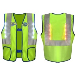 Wholesale Visibility Outdoor Warning Cycling Child Clothes Running Kids Reflective Safety Construction Vest For Jogging Night