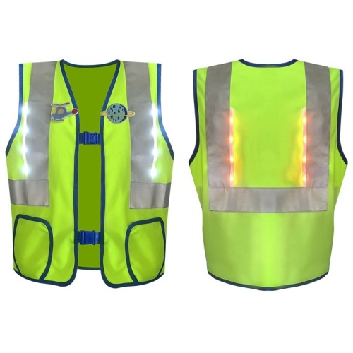 Wholesale Visibility Outdoor Warning Cycling Child Clothes Running Kids Reflective Safety Construction Vest For Jogging Night