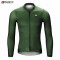 Wholesale Cycling Apparel Men Tops Biking Shirts Long Sleeve Bike Clothing Full Zipper Bicycle Jacket Rear Support Bike