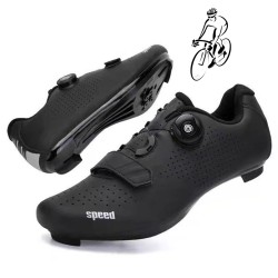 Wholesale Road Cycling Shoes Professional Spd Mountain Bike Breathable Bicycle Racing Self-locking Shoes