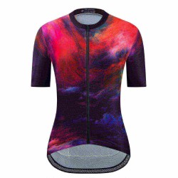 Customized Ropa De Ciclismo Seamless Bicycle Clothes Cycling Apparel Design Cycling Wear Suits With Short Sleeve For Women