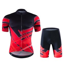 Oem Custom Cycling Jersey Bib Shorts Uniform Suit Set Wholesale Cycling Uniforms Cycling Sets