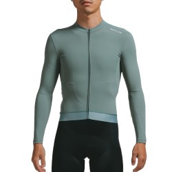 Wholesale Mens Long Sleeve Spring Autumn Cycling Jersey Custom Lightweight Long Sleeve Bike Jersey Cooler Weather Mid-weight