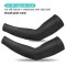 Rockbros Compression Arm Sleeves Cycling Upf50 Anti-uv Anti-slip Stripe Breathable Running Sports Sleeves