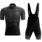 Men's Quick Dry White Mtb Riding Clothing Kit Bib Shorts 3d Padded Cycling Jersey Set