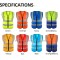 High Quality Hi Vis Visible Security Motorcycle Reflective Safety Vest Working Cycling Workers Clothes For Road Construction