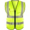 High Quality Hi Vis Visible Security Motorcycle Reflective Safety Vest Working Cycling Workers Clothes For Road Construction