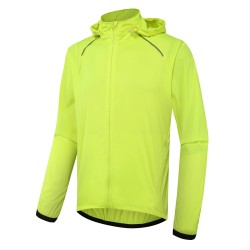 Cycling Windbreaker Men's Rainproof Bicycle Jacket Outdoor Windproof Breathable Cycling Suit Jacket Waterproof Raincoat Suit