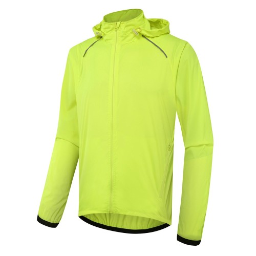 Cycling Windbreaker Men's Rainproof Bicycle Jacket Outdoor Windproof Breathable Cycling Suit Jacket Waterproof Raincoat Suit