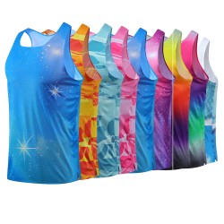 Custom Men's Clothes Track And Field Running Vest Singlet Lightweight Marathon Tank Top Breathable Best Workout Sleeveless Shirt