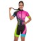 Women Cycling Jumpsuit Bicycle Clothes Mountain Bike Couple Clothing Cycling Clothing Women&#39;s Short Sleeve Triathlon Tri Suit