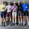 Mcycle Unisex Quick-drying Sport Bike Shorts Breathable Padded Cycling Bib Short Reflective Seamless Bicycle Bib Plus Size Oem
