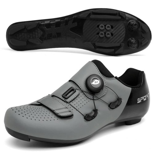 Wholesale Large Size Hard Bottom Cycling Shoes Spring Season Mountain Lock-free Power Cycling Shoes With Mesh Lining
