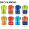 Construction Security Motorcycle Safety Work Reflective Clothing High Visibility Cycling Cooling Industrial Vest With Pocket