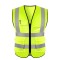 Construction Security Motorcycle Safety Work Reflective Clothing High Visibility Cycling Cooling Industrial Vest With Pocket