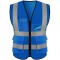 Construction Security Motorcycle Safety Work Reflective Clothing High Visibility Cycling Cooling Industrial Vest With Pocket
