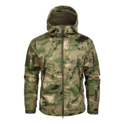 Men's Fleece Waterproof Work Clothes Wholesale Cycling Mountaineering Soft Camouflage Clothing Tactical Outdoor Camouflage