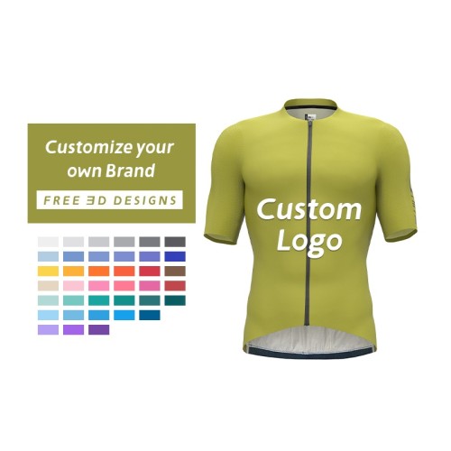 Custom Cycling Clothing Manufacturers Abbigliamento Cycle Wholesale Windproof Printed Men Cycling Jersey Short Sleeve