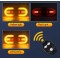 Superbsail Motorcycle Mtb Accessories Cycle Indicator Fog Light For Bike Light Led Night Riding Bicycle Front Rear Lights Set