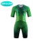 Custom Aero Short Sleeves Triathlon Race Men Italian Fabric Cycling Skin Suit Trisuit