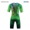 Custom Aero Short Sleeves Triathlon Race Men Italian Fabric Cycling Skin Suit Trisuit