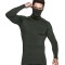 Custom 100% Nylon Polyester Sport Shirt Slim Fit Casual High Neck Long Sleeve T-shirt Running Fitness Cycling Top Men